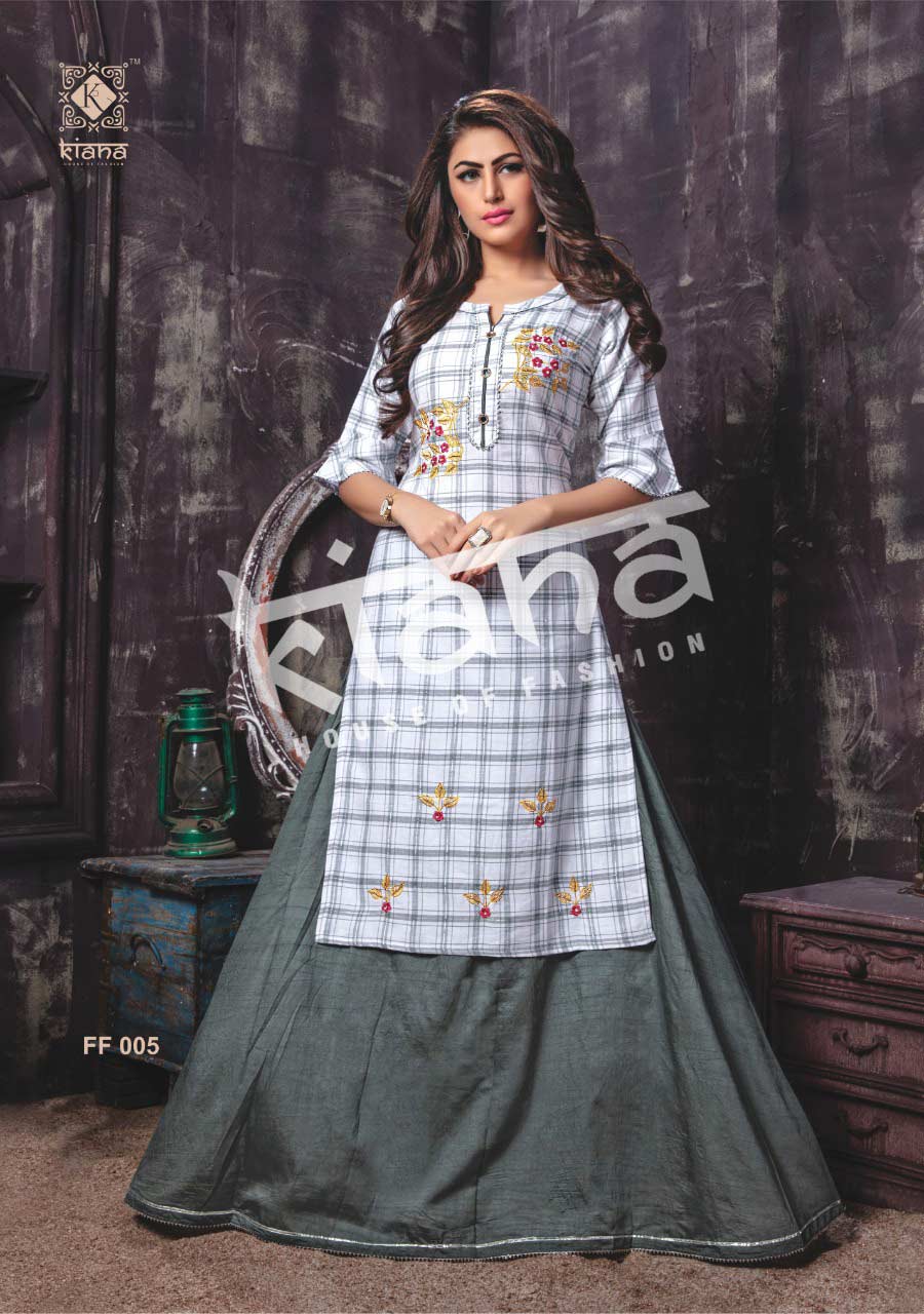 Fusion Flavours Kiana Satin Lurex Kurti Manufacturer Fusion Flavours Kiana Satin Lurex Kurti Manufacturer